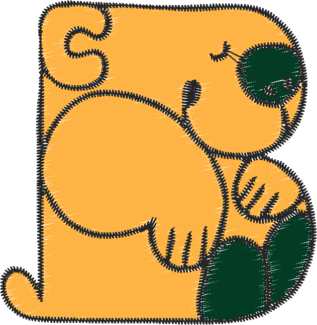 B