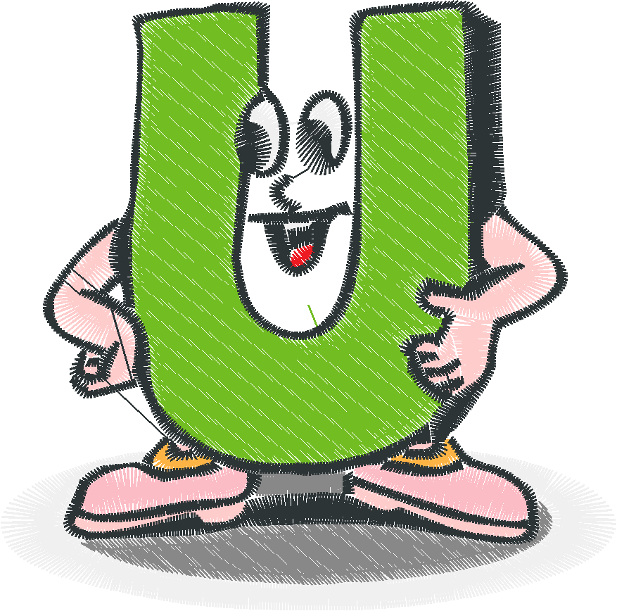 U