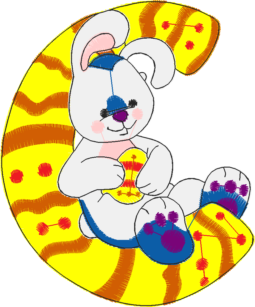 Alphabet easter time c