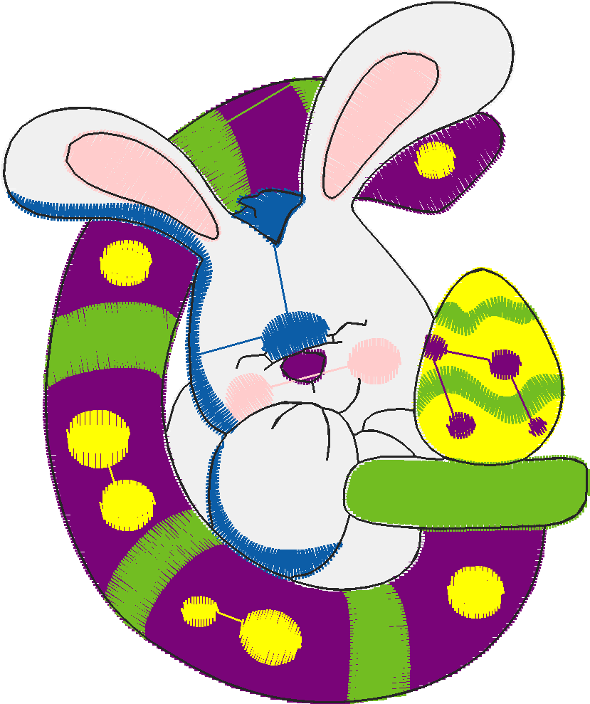 Alphabet easter time g
