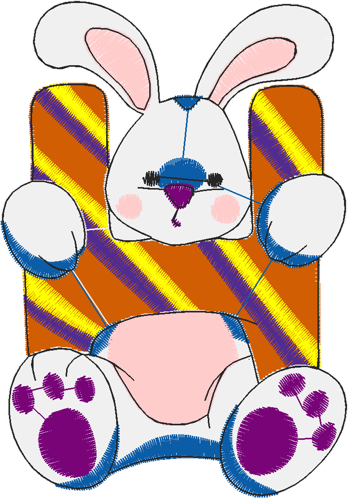 Alphabet easter time h