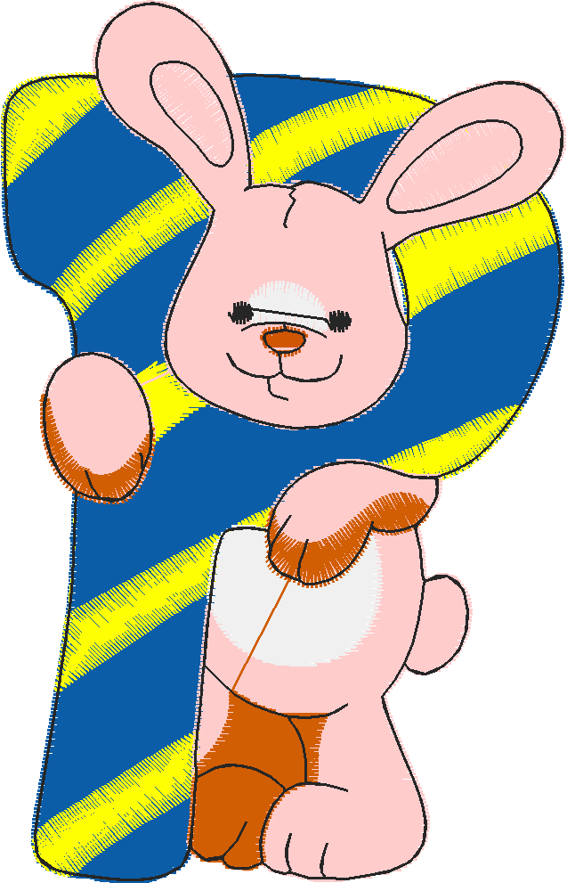 Alphabet easter time p