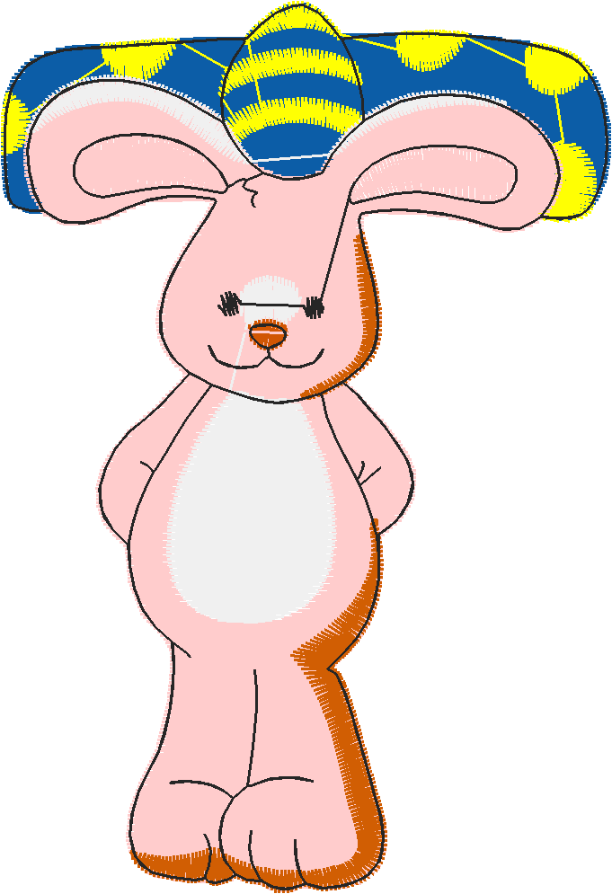 Alphabet easter time t