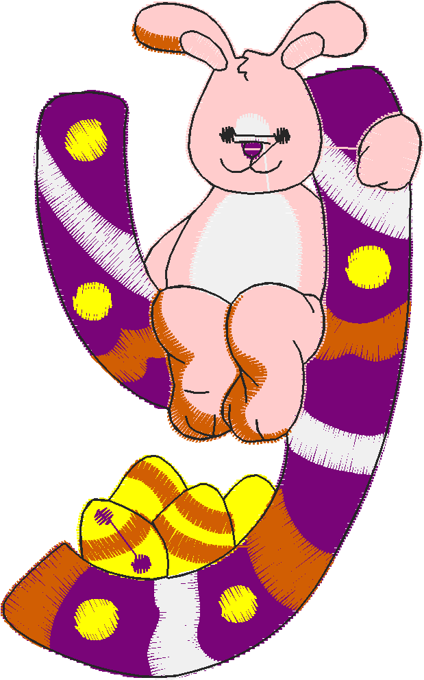 Alphabet easter time y
