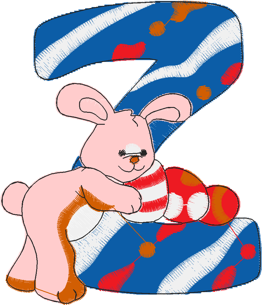 Alphabet easter time z