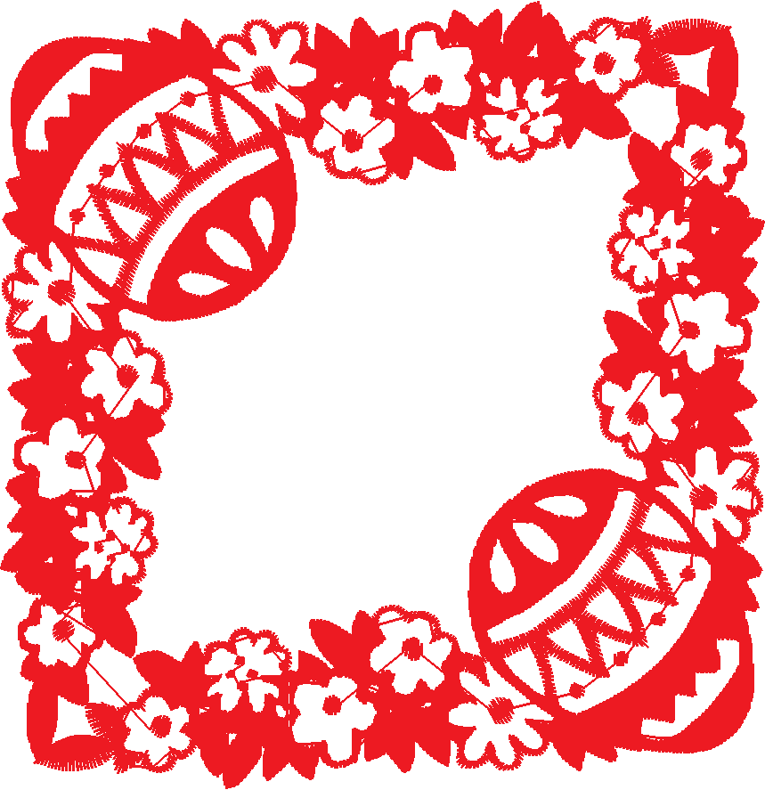 Easter Alpha Frame