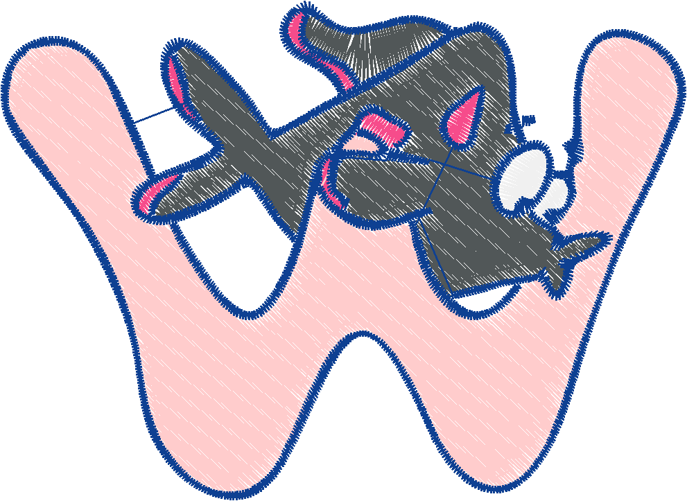 W