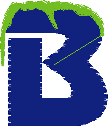 B