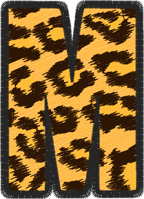 Alphabet   Leopard (14)