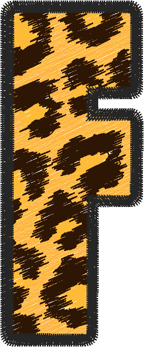 Alphabet   Leopard (21)