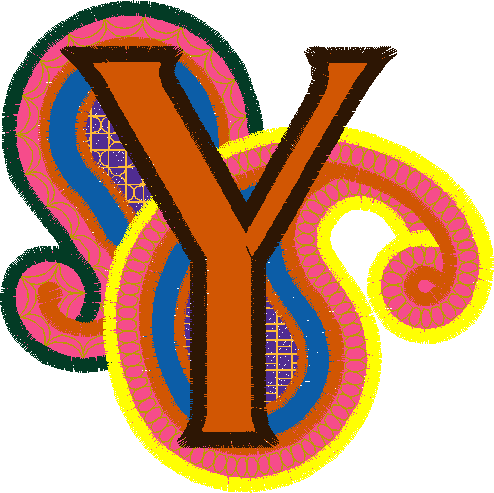 Alphabet   Paisley (25)