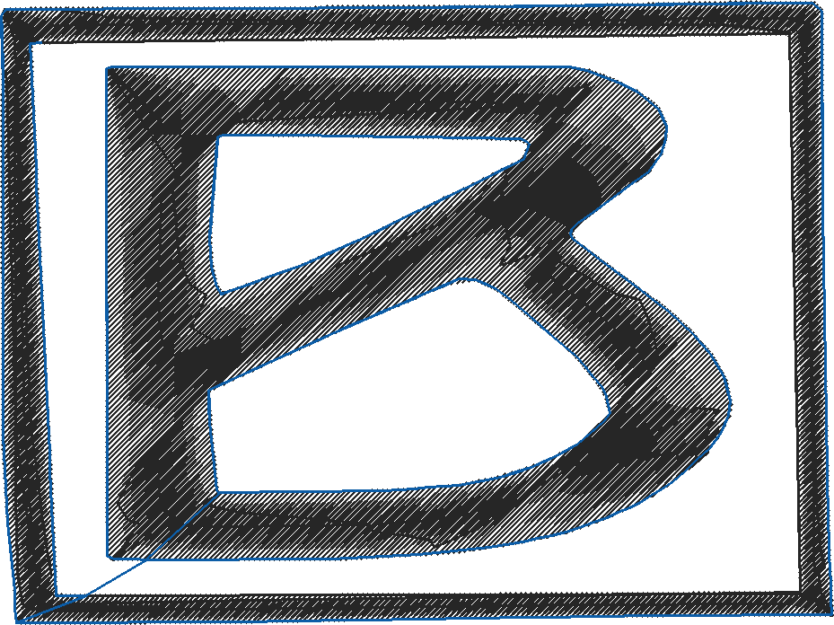B