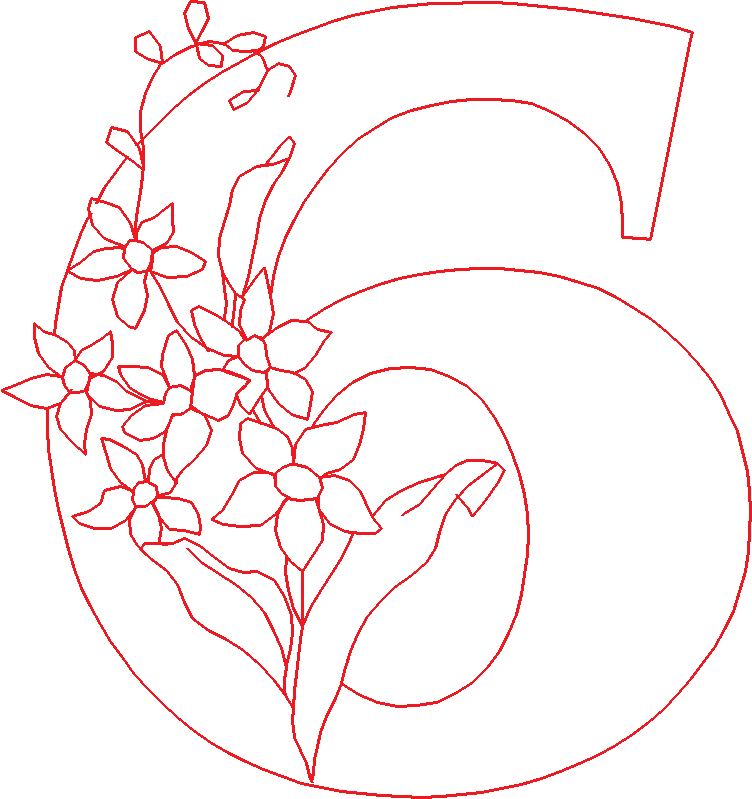 Alphabet   Redwork (6)