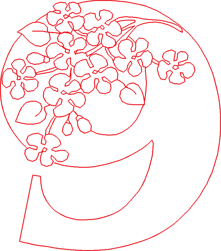 Alphabet   Redwork (9)