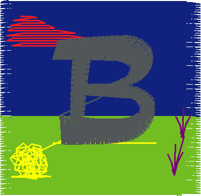 B