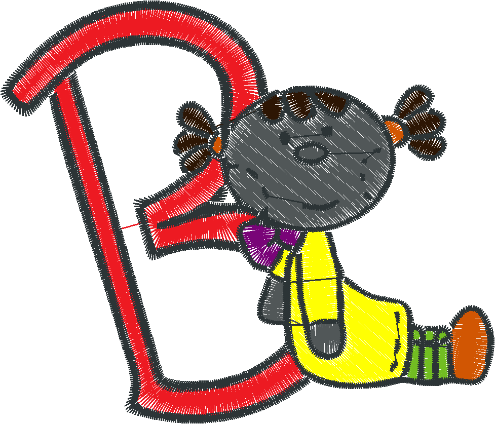 B