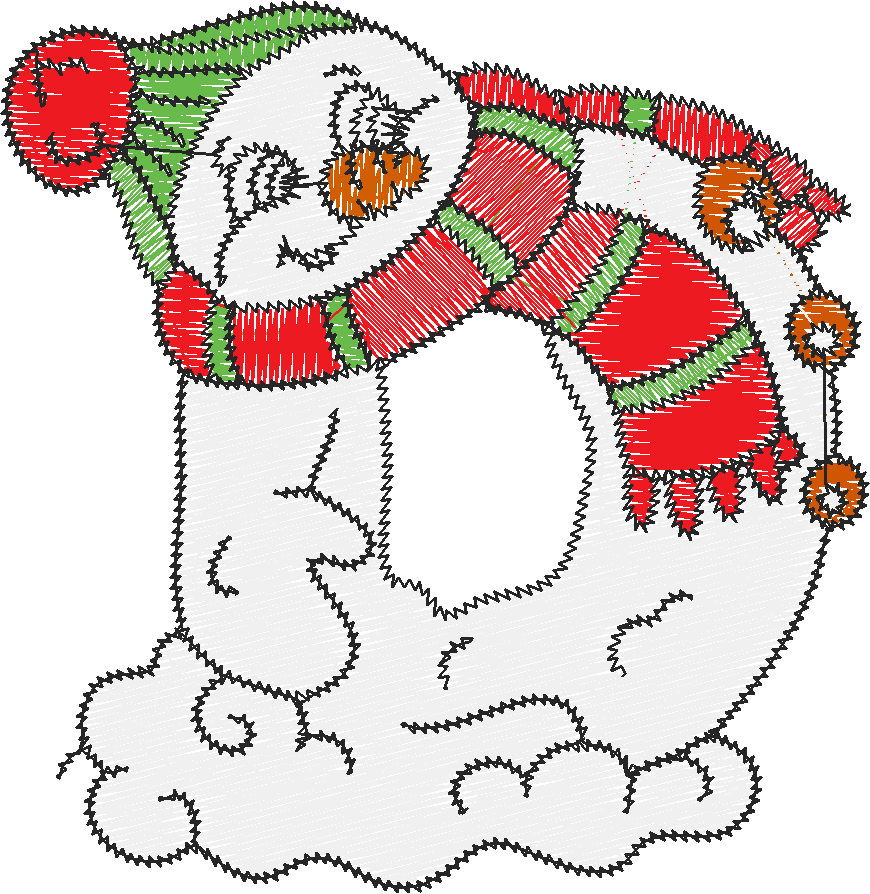 Winteralphabet D