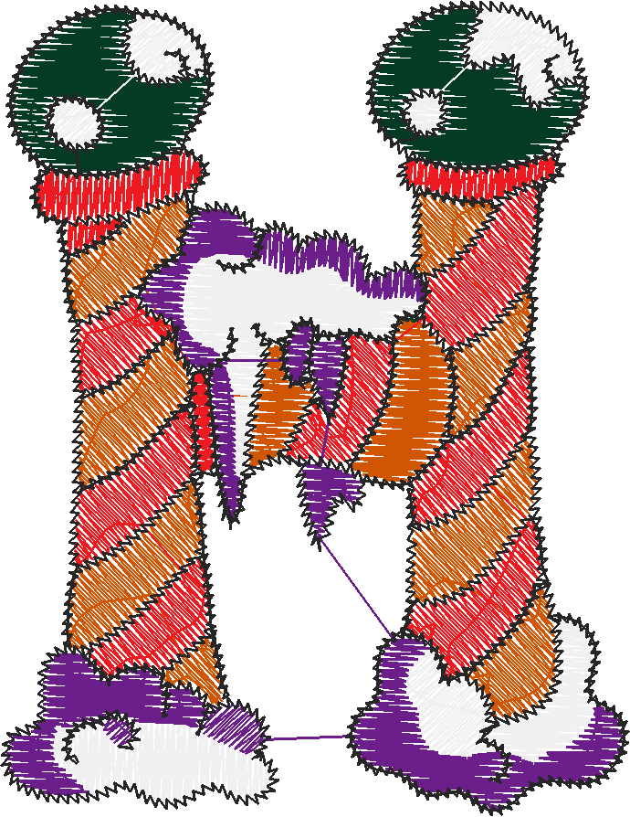 Winteralphabet H