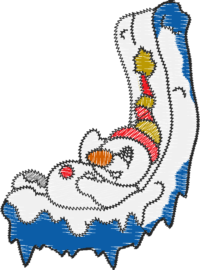 Winteralphabet J