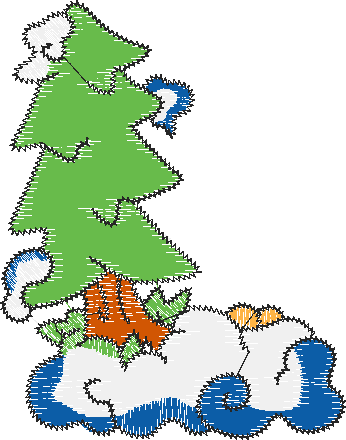 Winteralphabet L