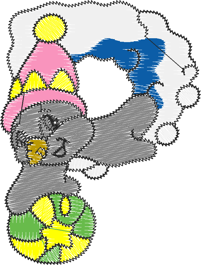 Winteralphabet P