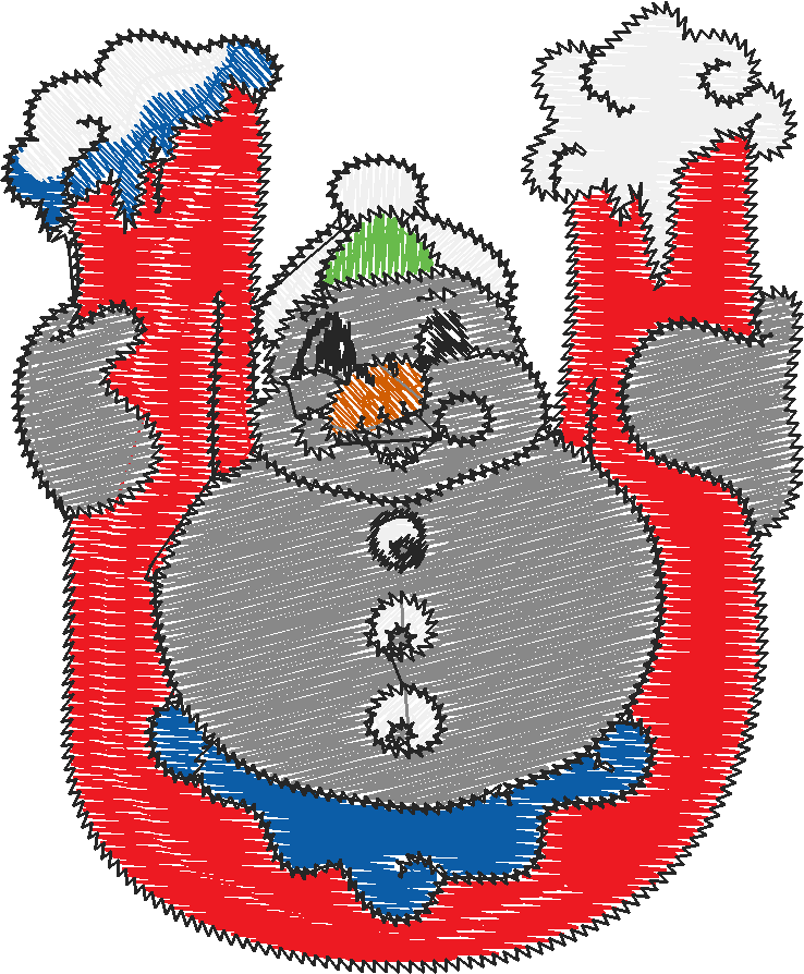 Winteralphabet U