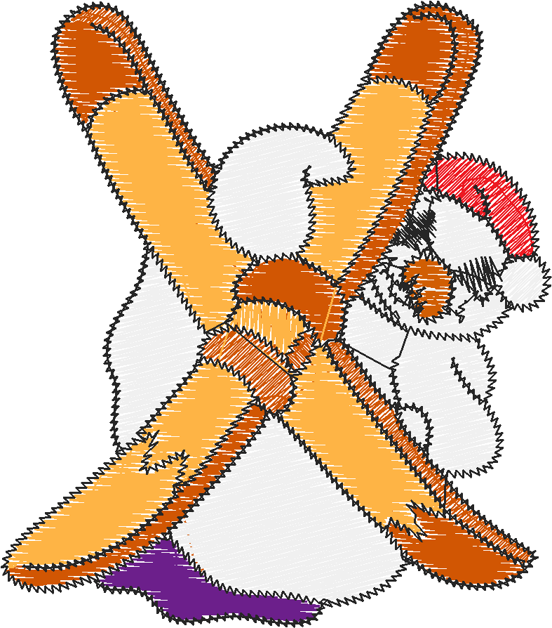 Winteralphabet X
