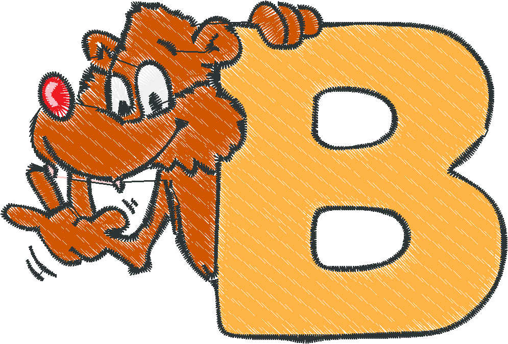 B