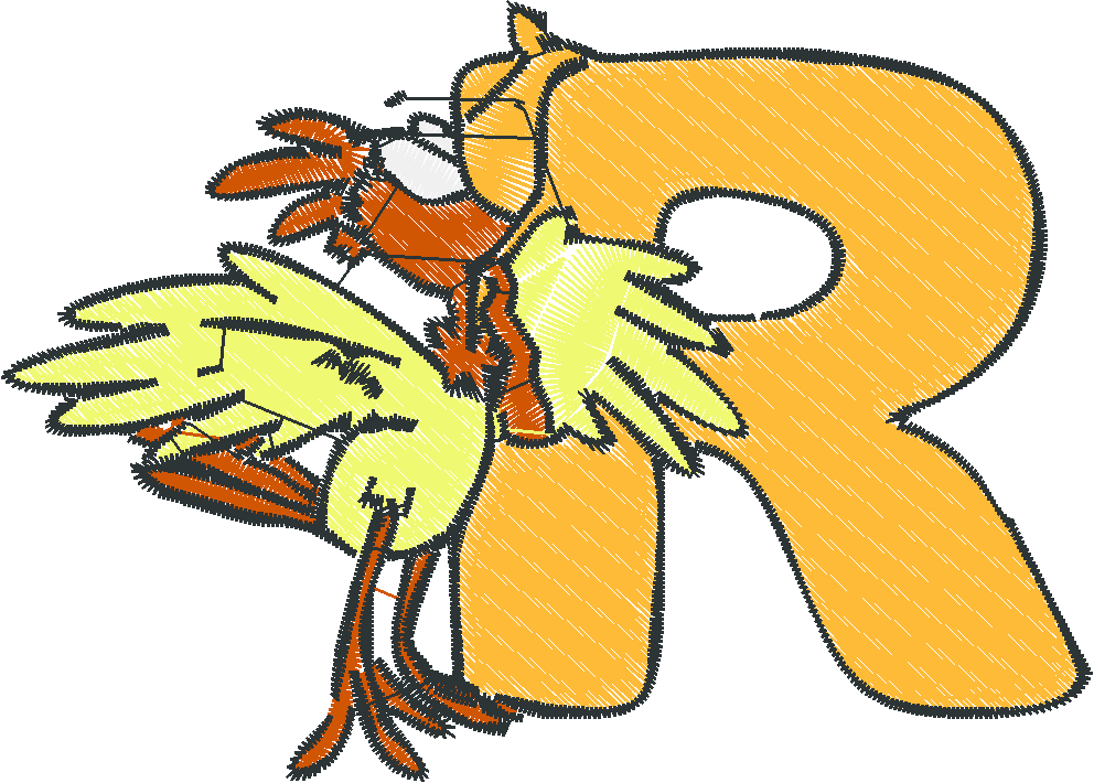 R