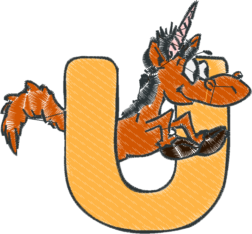 U