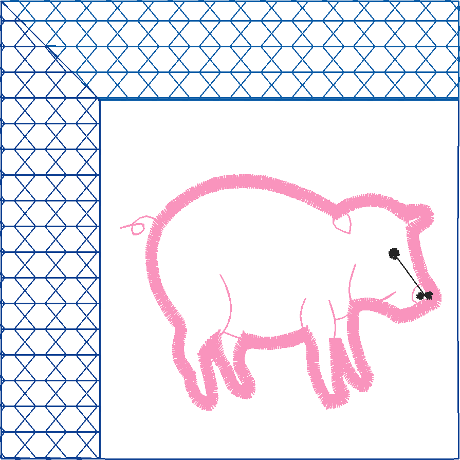Applique   Animal Quilt Windows  (7)