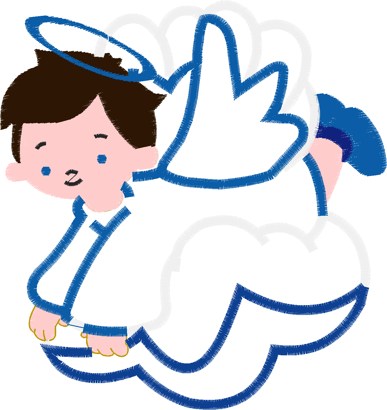 Applique   Baby Angels 2  (10)