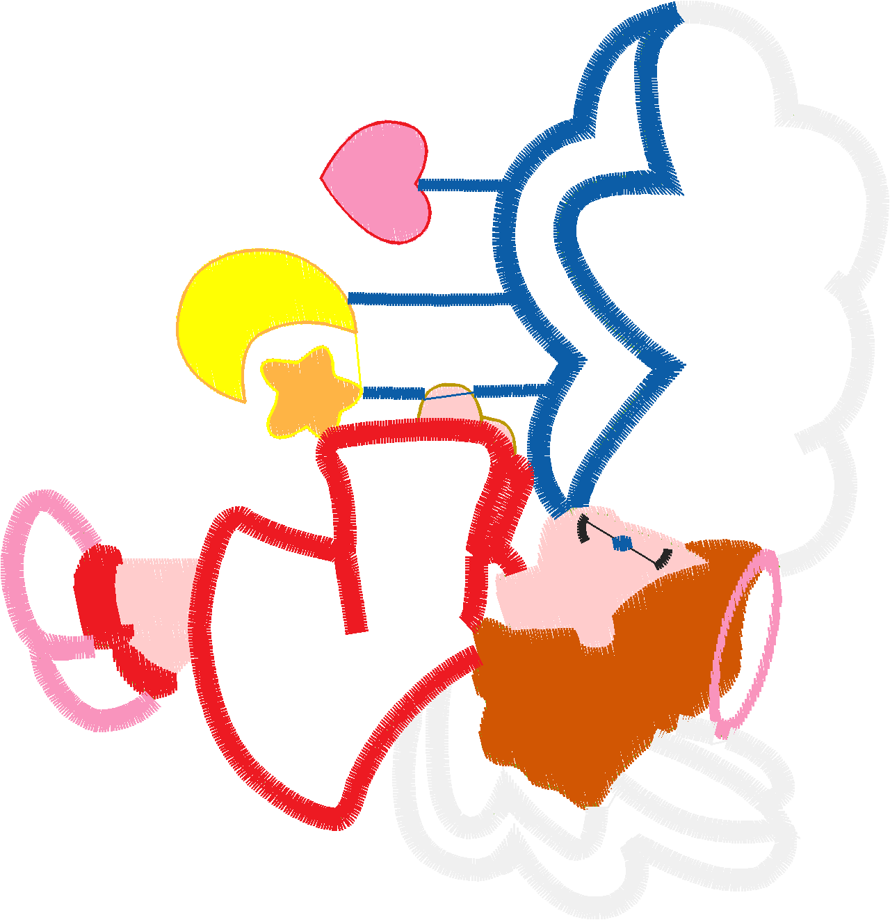 Applique   Baby Angels 2  (7)
