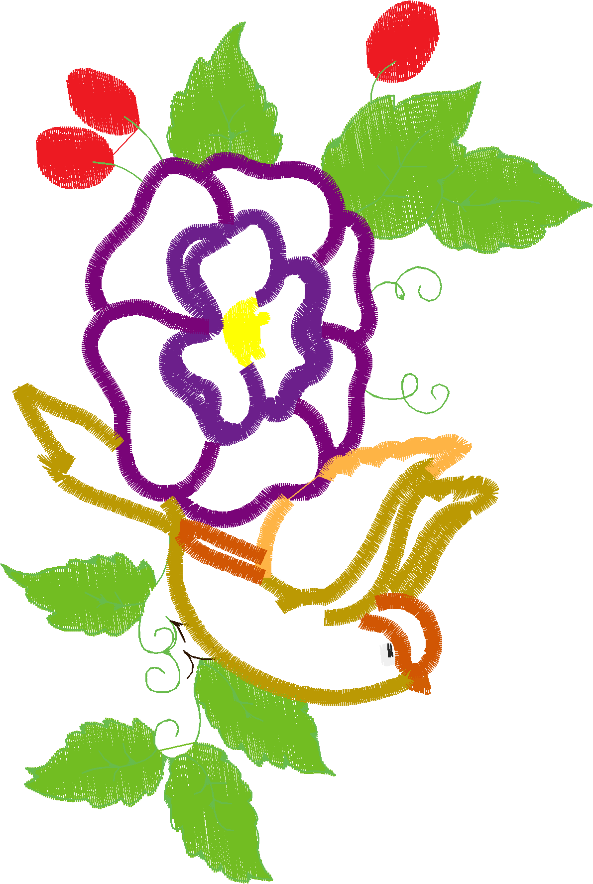 Applique   Birds & Flowers 1 (10)