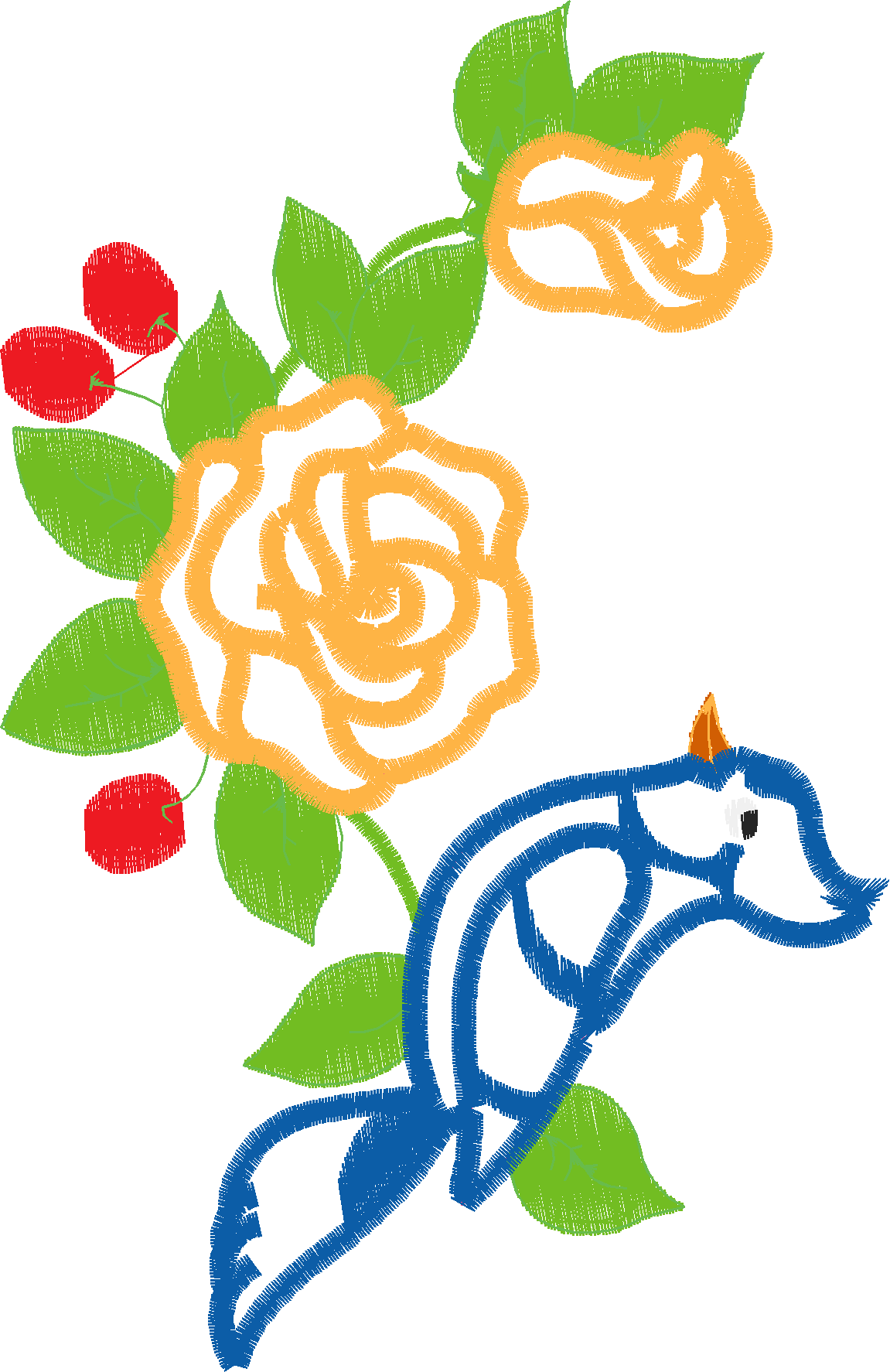 Applique   Birds & Flowers 1 (2)