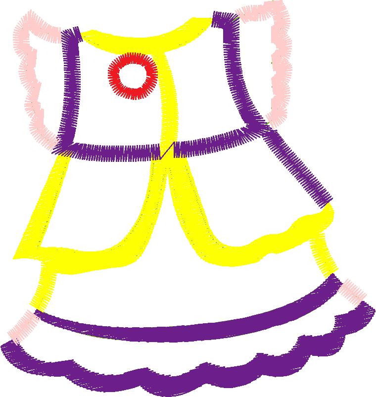 Applique   Chickie Dolls  (10)