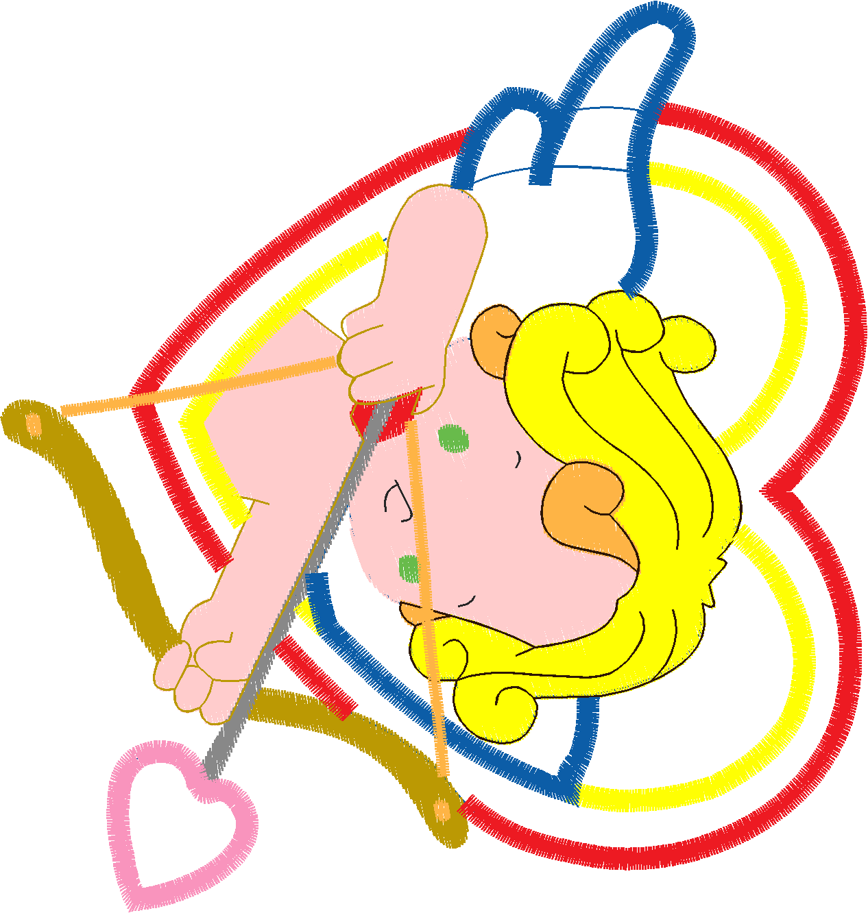 Applique   Cupids  (1)