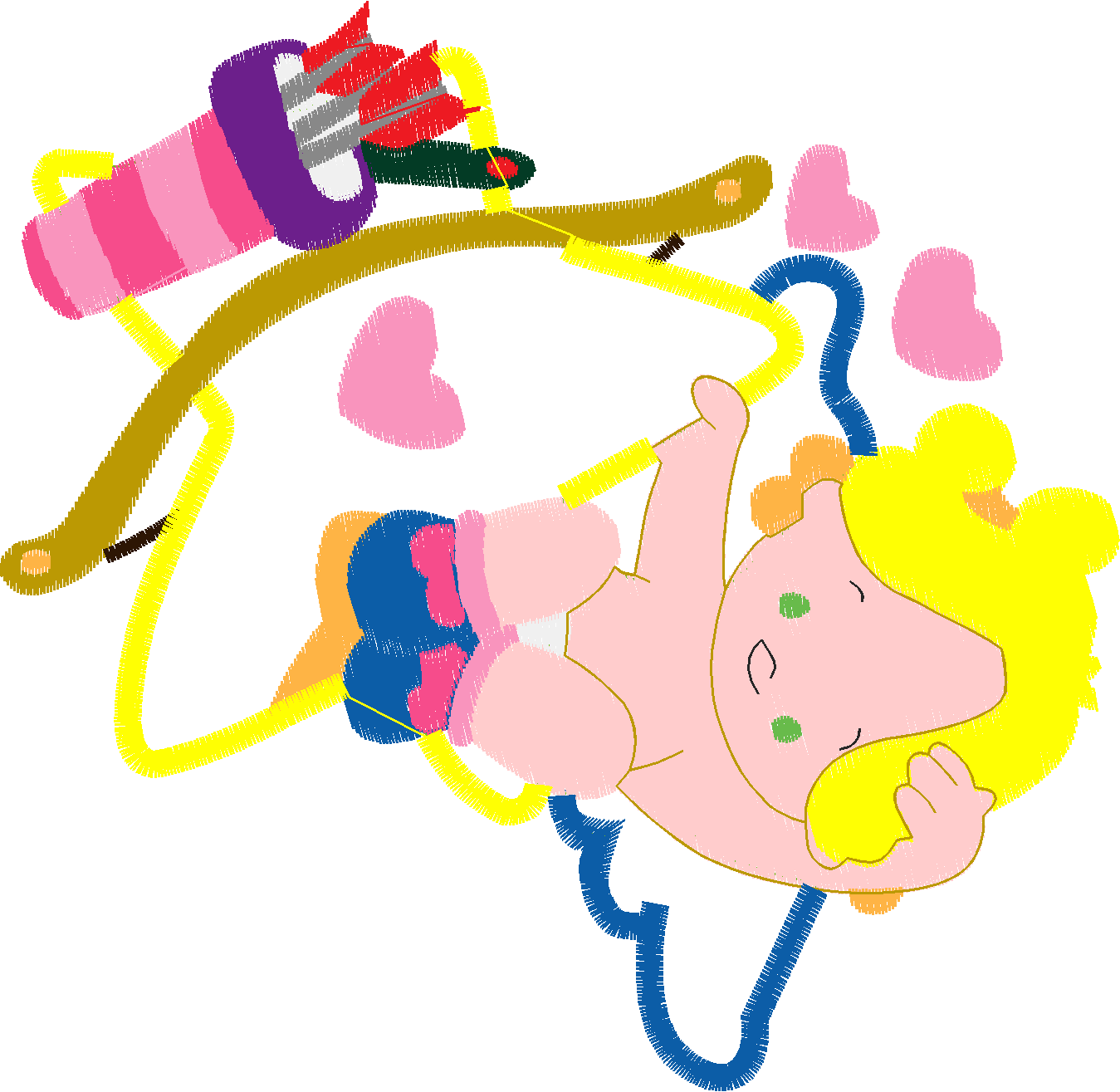 Applique   Cupids  (2)