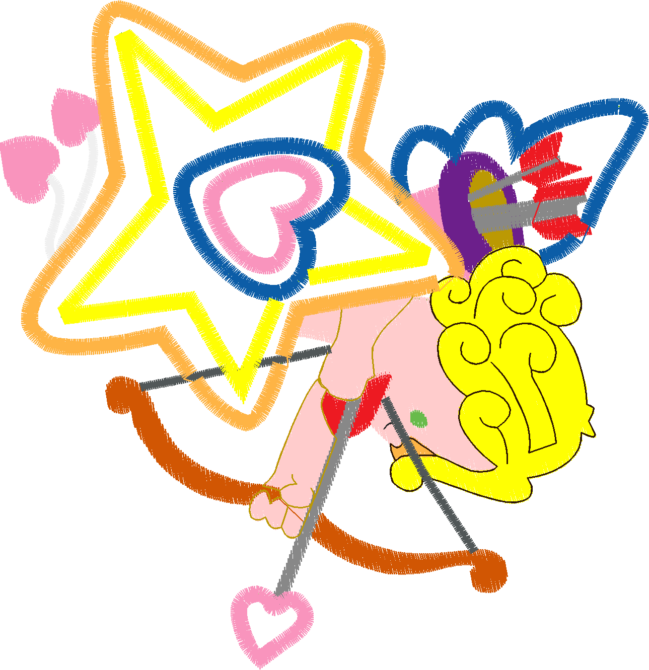 Applique   Cupids  (4)