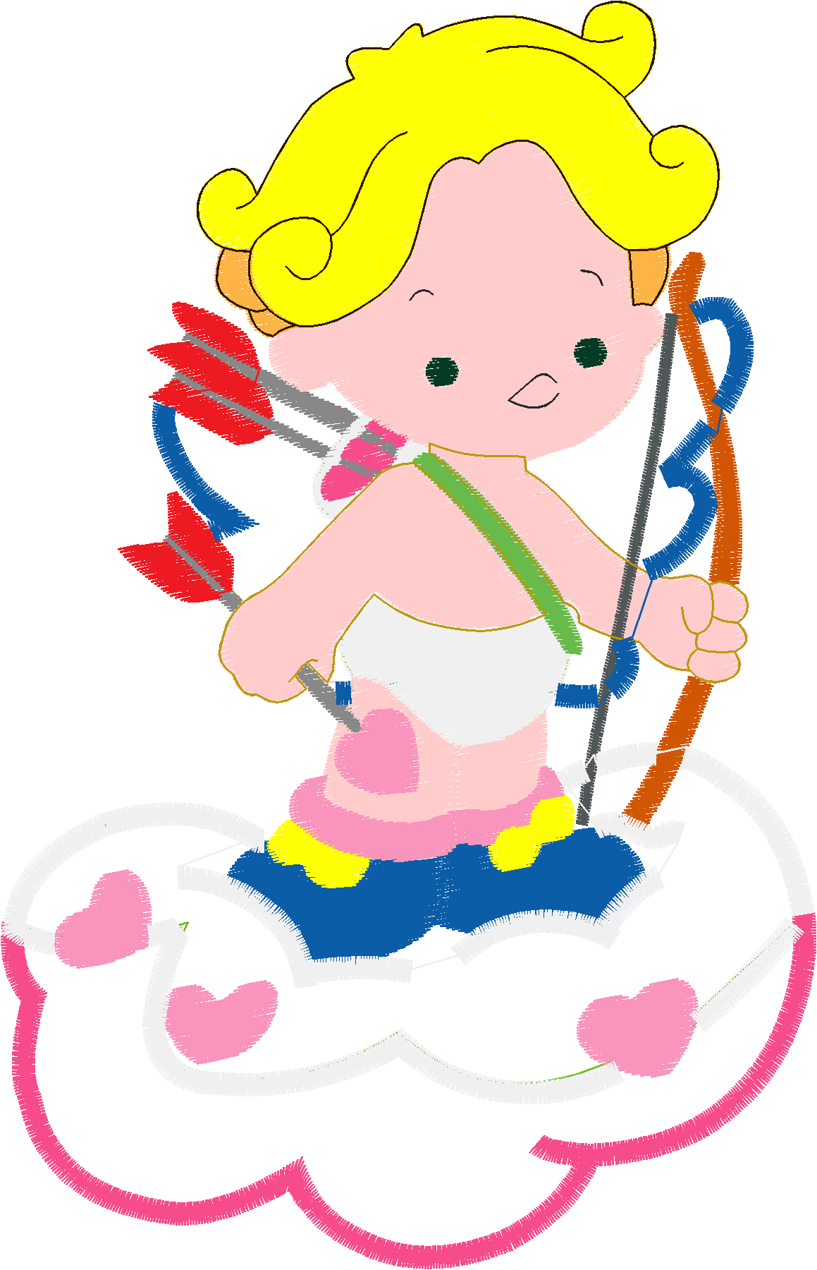 Applique   Cupids  (5)