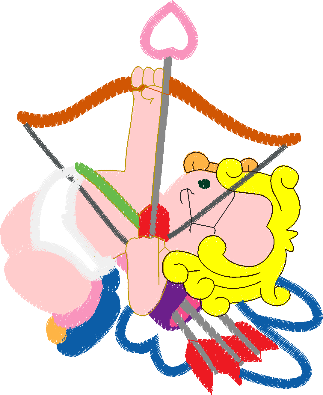 Applique   Cupids  (6)