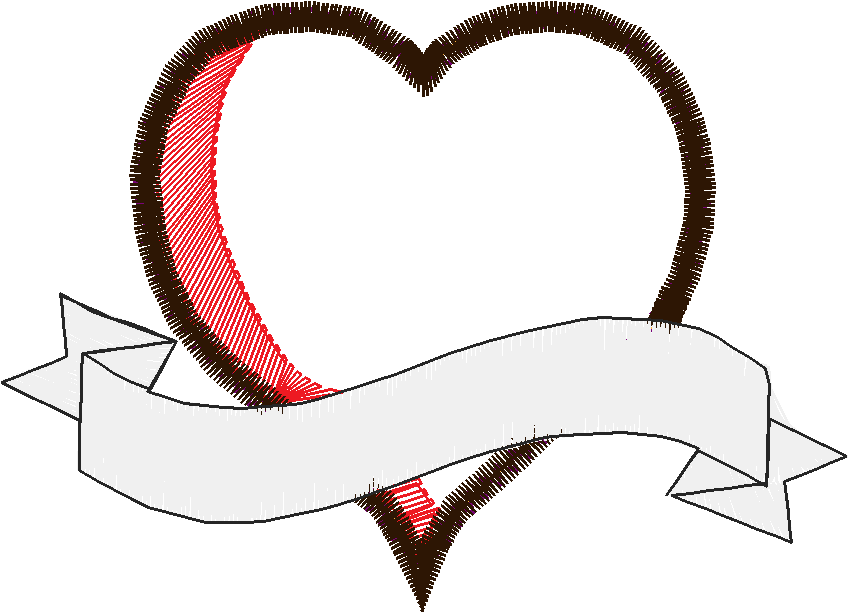 Applique   Decorative Hearts  (9)