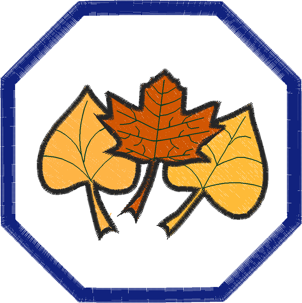 Applique   Fall Leaves Coasters  (9)