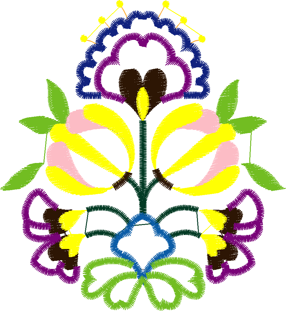 Appfolkartflowers 008 4x4