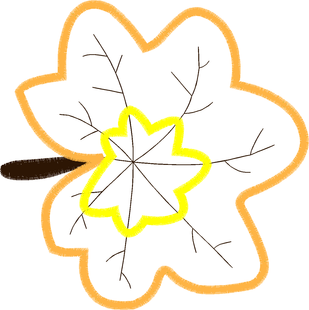 Applique   Leaves  (6)