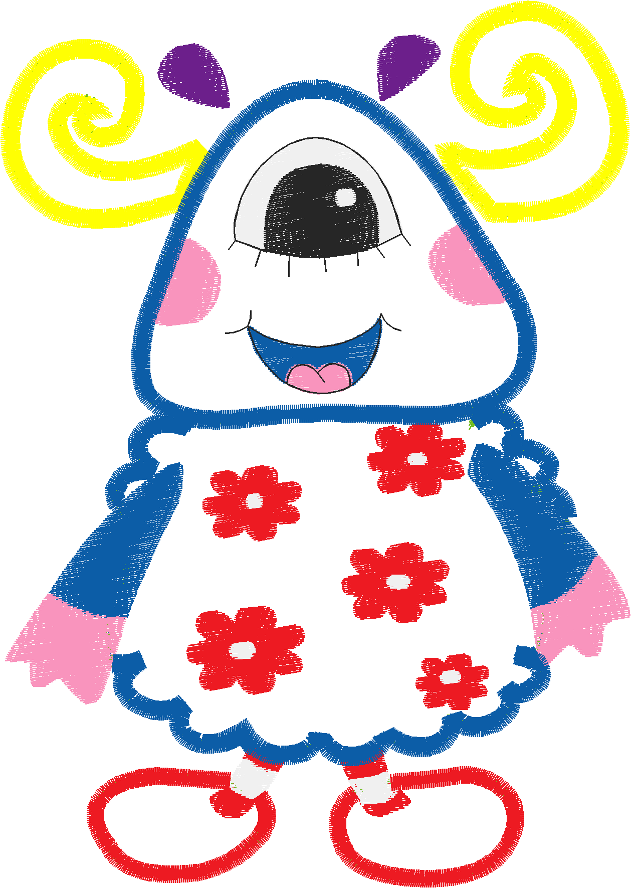 Applique   Monsters  (1)