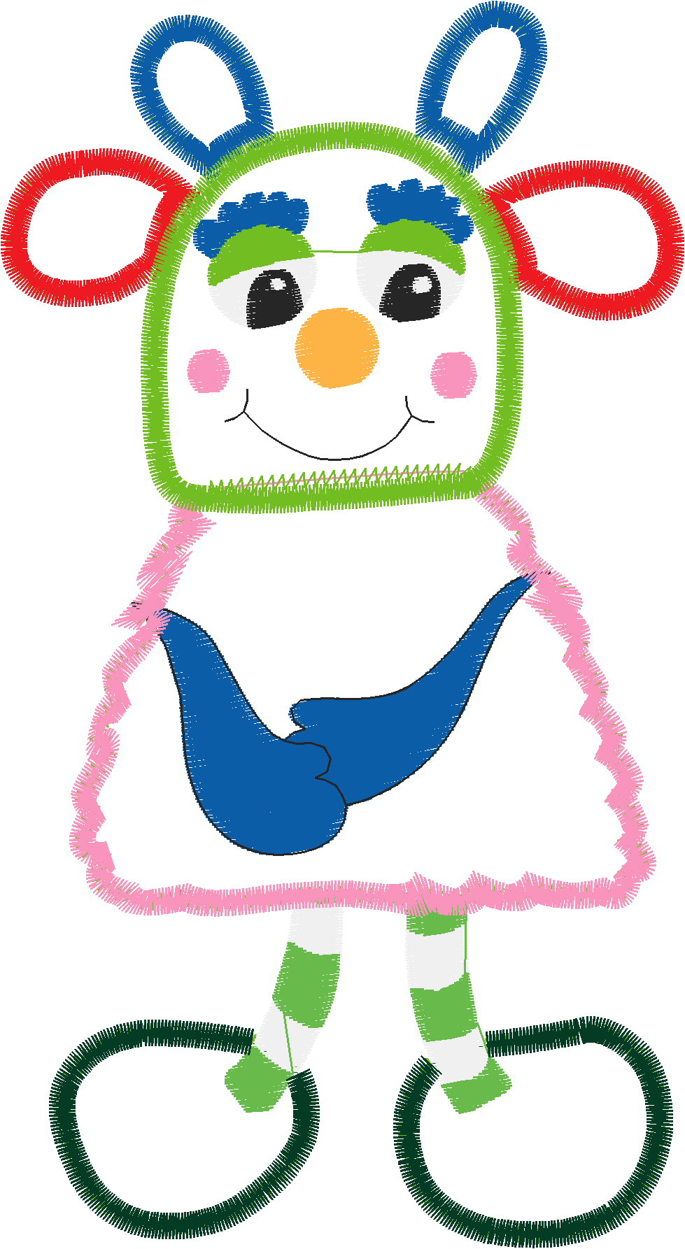 Applique   Monsters  (10)