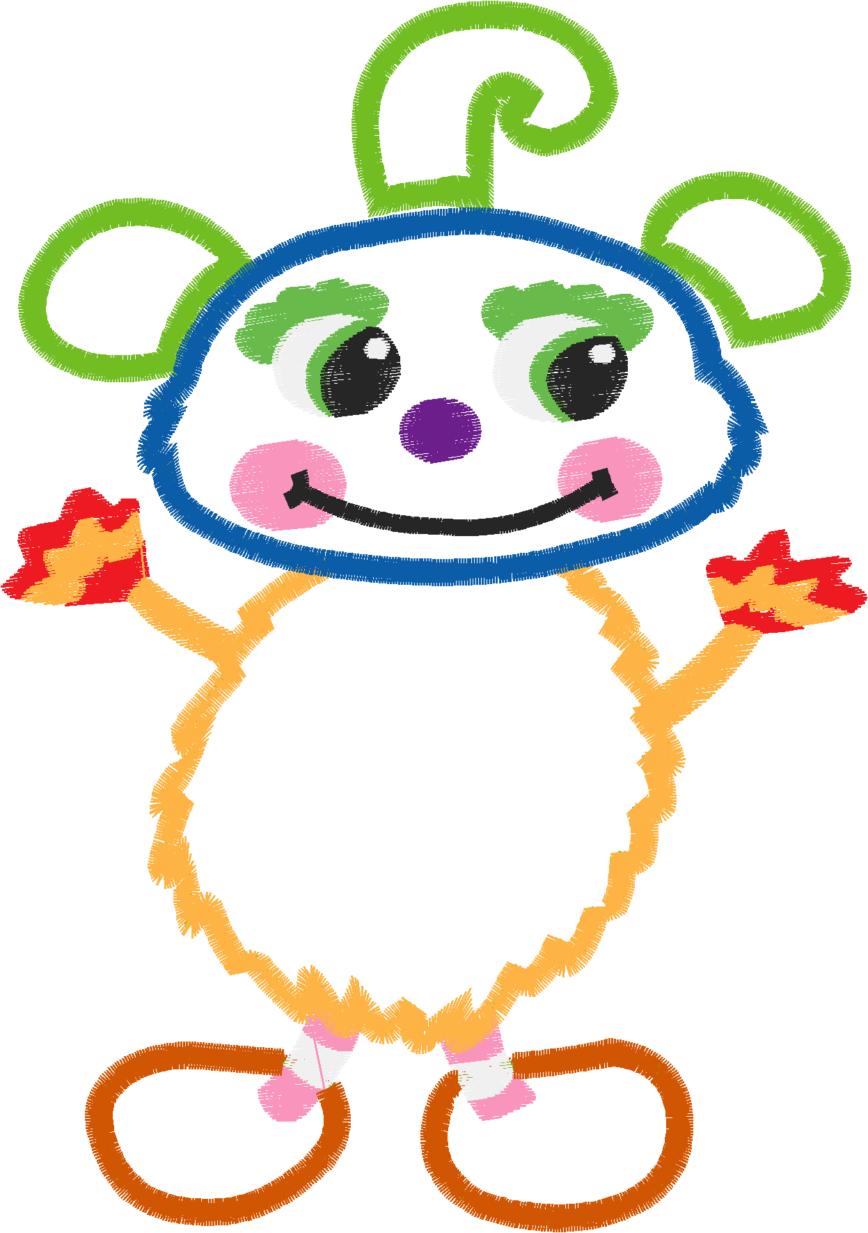 Applique   Monsters  (2)