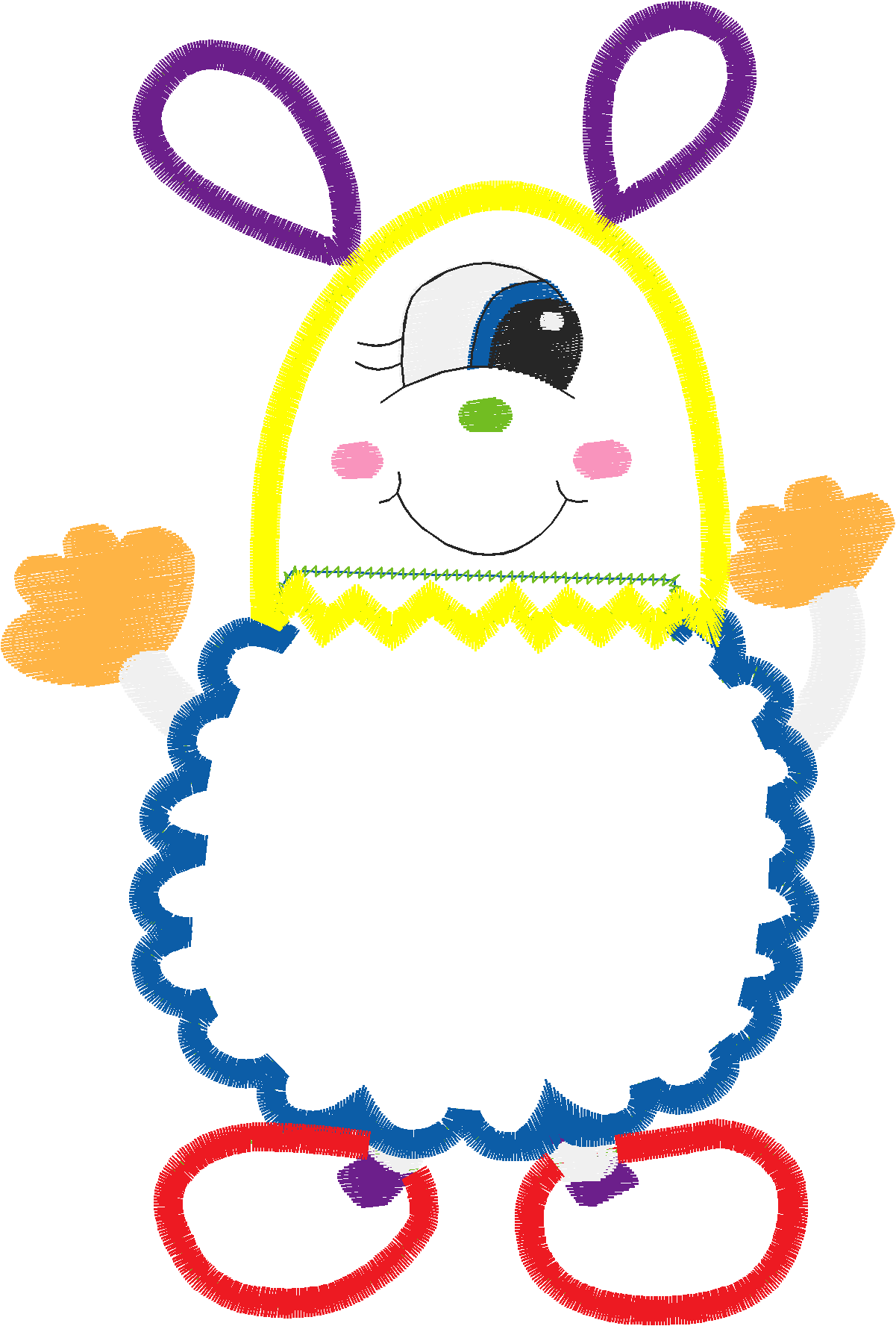 Applique   Monsters  (5)