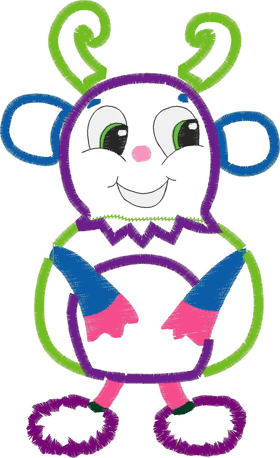 Applique   Monsters  (8)